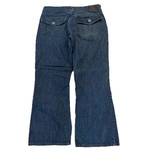 GUESS Jeans Bootcut Denim Jeans 36x30 Dark Wash Y2K Vintage